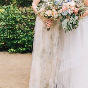 BHLDN Green Garden skirt
